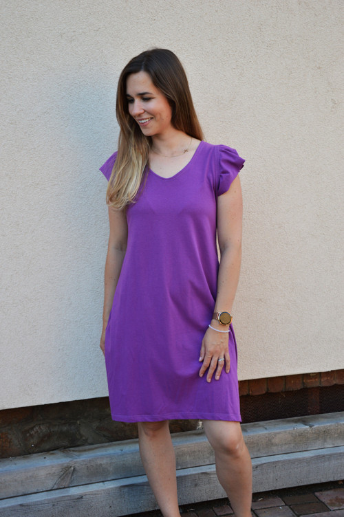 Šaty DENISA fialová — foto 4