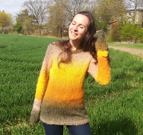Mohérový vzdušný svetr S/M/L — foto 5
