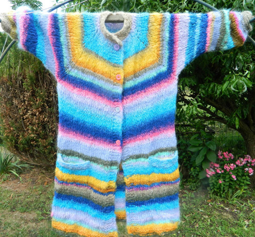 Mohérový dlouhý svetr oversize — foto 2
