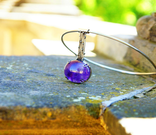 Nerezový náhrdelník... " Deep Purple " — foto 6
