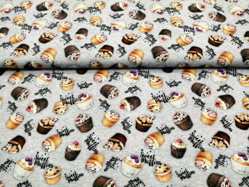 Bavlněný úplet cupcakes 050004 — foto 3