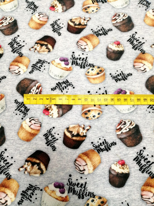 Bavlněný úplet cupcakes 050004 — foto 2