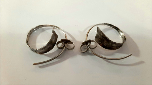Stříbrné náušnice — foto 2