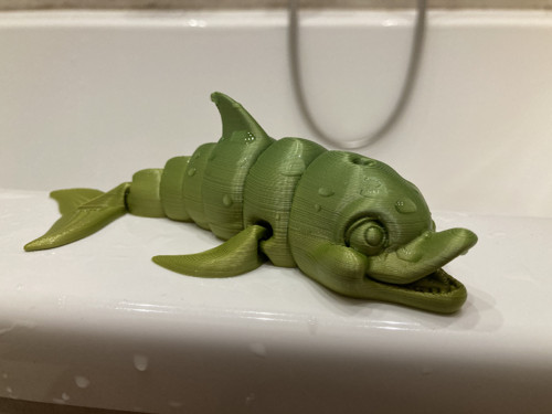 Flexi delfín - 14,5 cm, 3D tisk — foto 2