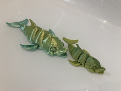 Flexi delfín - 14,5 cm, 3D tisk — foto 5