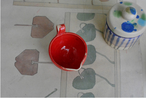 Zářivé červený svícínek — foto 2
