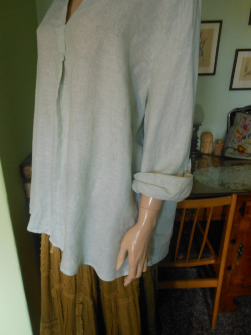 Lněná košile, halenka, vel.46 — foto 4