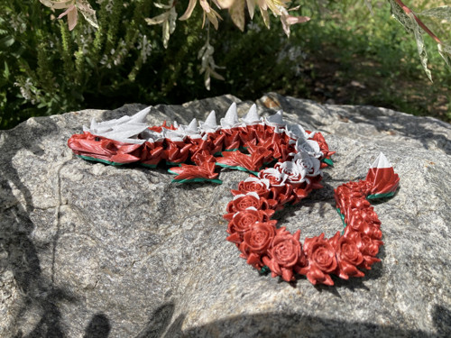 Růžičkový drak - 42cm, 3D tisk — foto 5