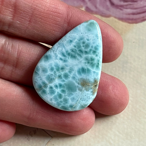 Larimar kabošon AAA / A-3107 (č.1 slza AAA) — foto 4