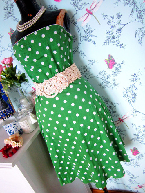 Šaty retro dots pin-up — foto 2