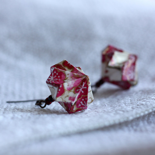 Origami náušnice – Sakury — foto 3