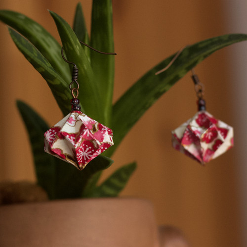 Origami náušnice – Sakury — foto 6