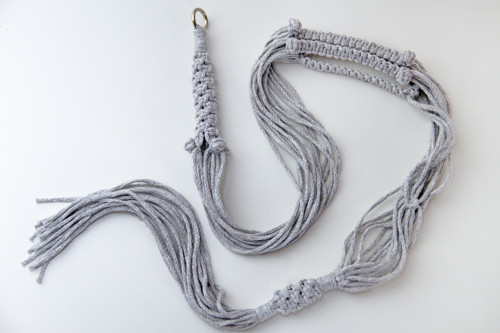Závěs na květiny "Yucca" (macramé) — foto 3