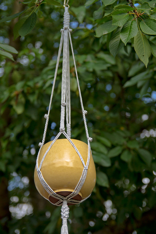 Závěs na květiny "Yucca" (macramé) — foto 2