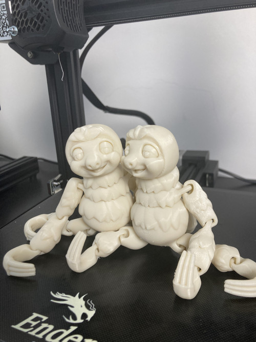 Lenochodi na stromě - 3D tisk — foto 2