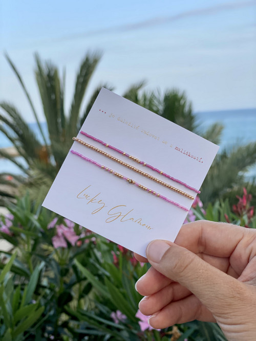 Tří náramkový set “ Tropical pink " — foto 4