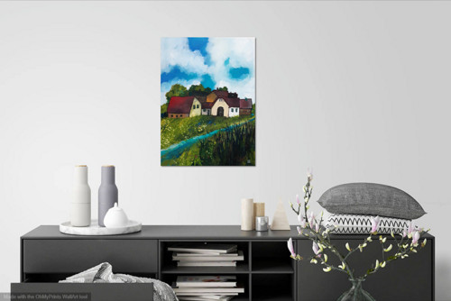 U potůčku - 40x30cm — foto 3