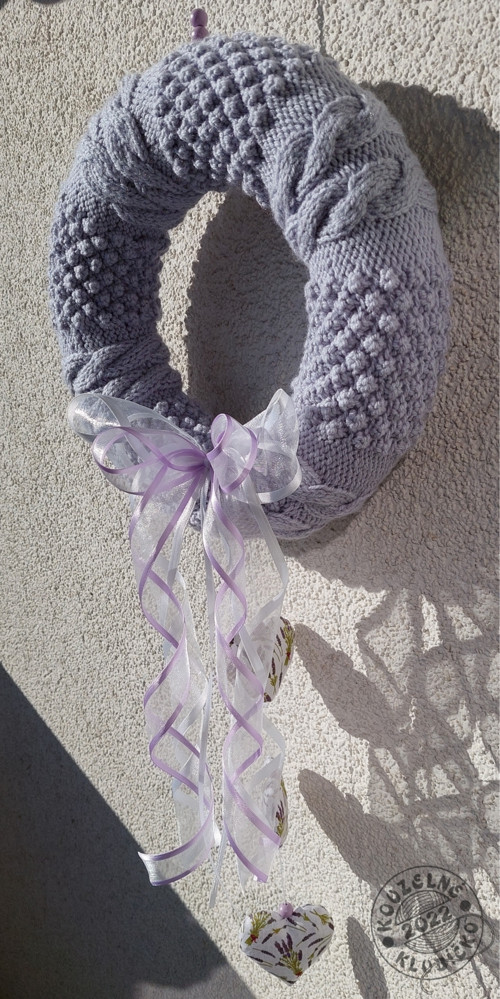 Věnec LEVANDULOVÝ 27 cm — foto 5