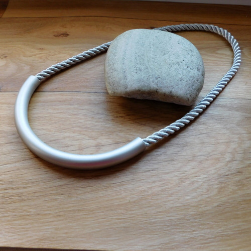 Náhrdelník -Trubička matná ...silnější — foto 3