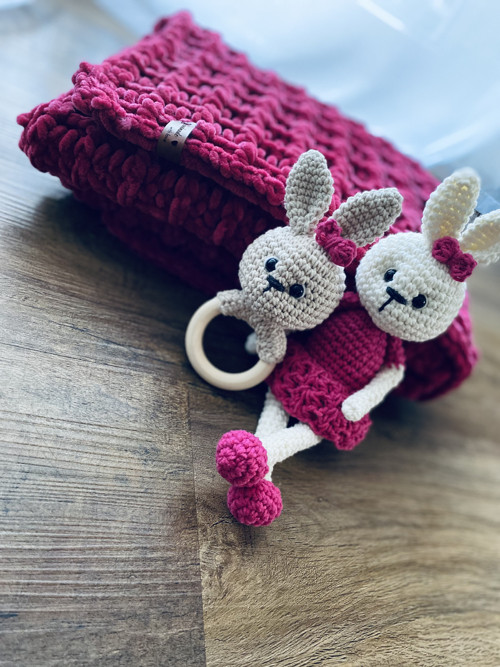 Králičí set s dekou — foto 2