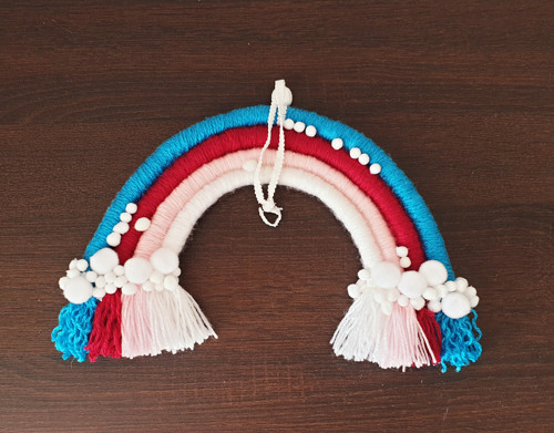 Krásná duha, macrame — foto 2