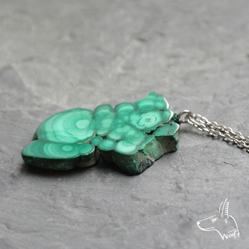 Malý malachitový talisman — foto 3