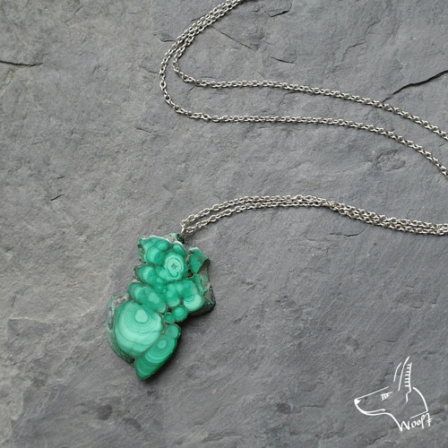Malý malachitový talisman — foto 2