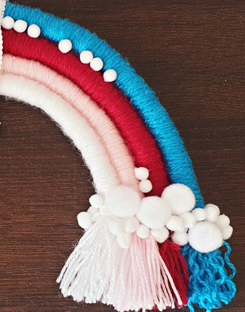 Krásná duha, macrame — foto 3