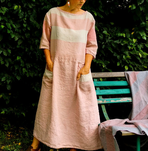 Piju rosé - lněné šaty IHNED — foto 5