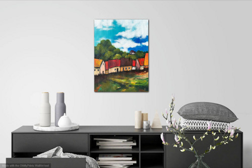 Vesnička česká - 40x30cm — foto 3