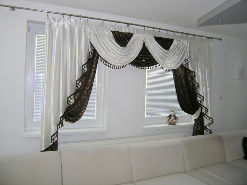 Dekoračný komplet - hnedé baroko — foto 2