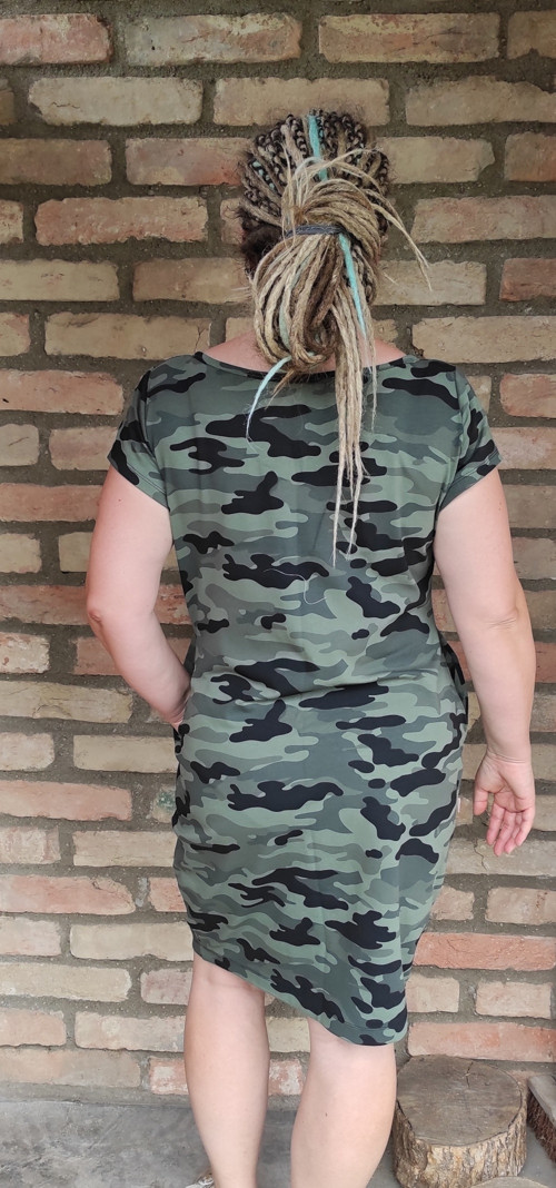Letní šaty maskáč zelený — foto 2