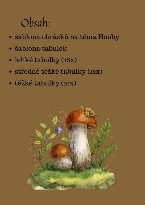Houby, prostorová orientace — foto 2