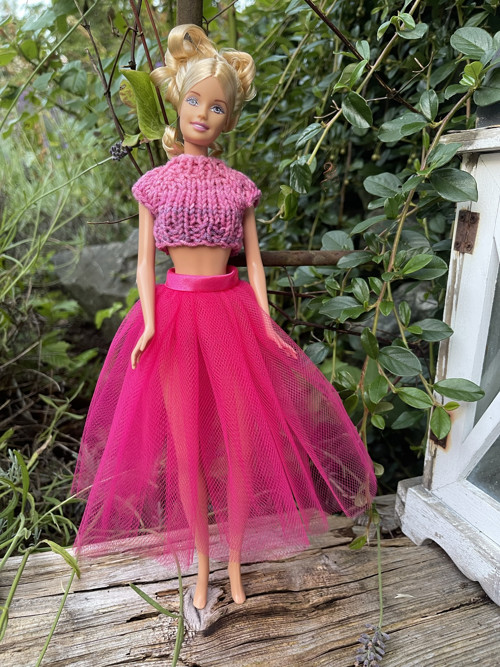 TUTU sukně pro Barbie růžová — foto 3