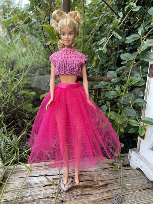 TUTU sukně pro Barbie růžová — foto 5