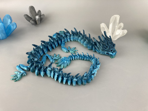 Flexi imperiální drak - 68cm, 3D tisk — foto 4