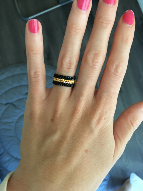 Prsten *black-gold* — foto 3