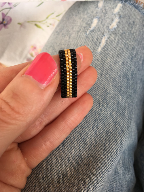 Prsten *black-gold* — foto 5