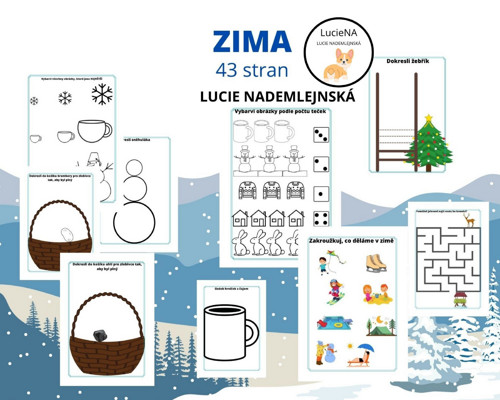 ZIMA - pracovní listy — foto 2