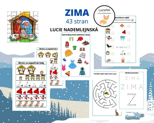 ZIMA - pracovní listy — foto 3
