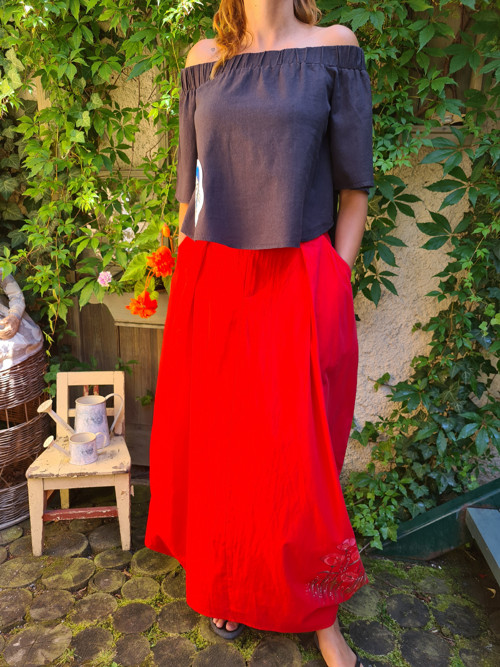 Crop top/halena/len s tílkem,S/M/L — foto 6