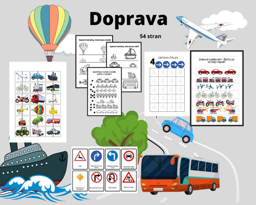 Výukový soubor pro MŠ DOPRAVA — foto 4
