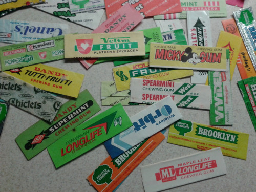 Retro obaly od žvýkaček — foto 4