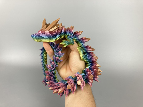 Krystalový drak - 60cm, 3D tisk — foto 2
