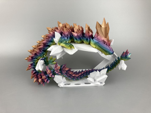 Krystalový drak - 60cm, 3D tisk — foto 5