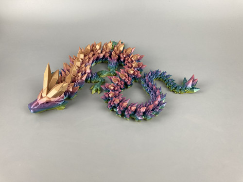Krystalový drak - 60cm, 3D tisk — foto 3