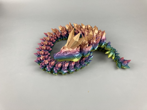 Krystalový drak - 60cm, 3D tisk — foto 6