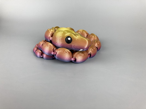 Duhový had - 72 cm, 3D tisk — foto 4