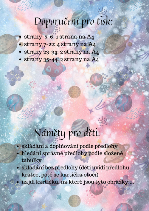 Vesmír, prostorová orientace — foto 5