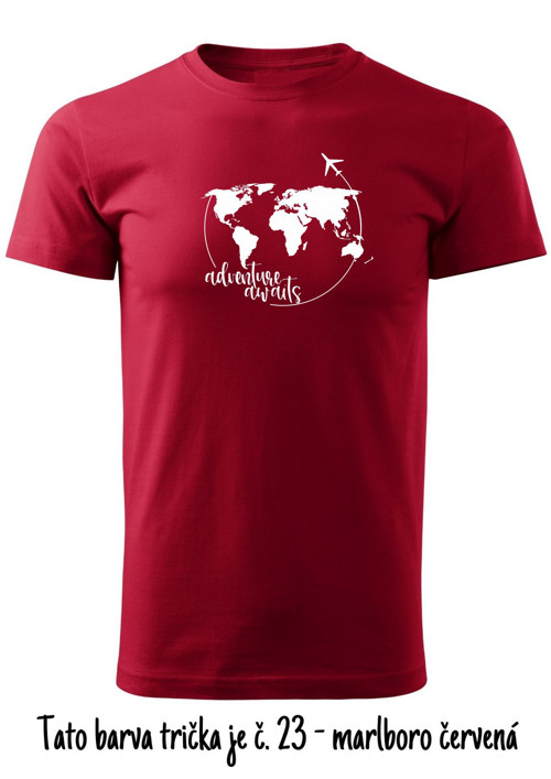 Pánské tričko "Adventure Awaits & Earth" — foto 2